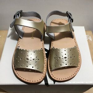 Freshly Picked Platinum Laguna Toddler Sandals